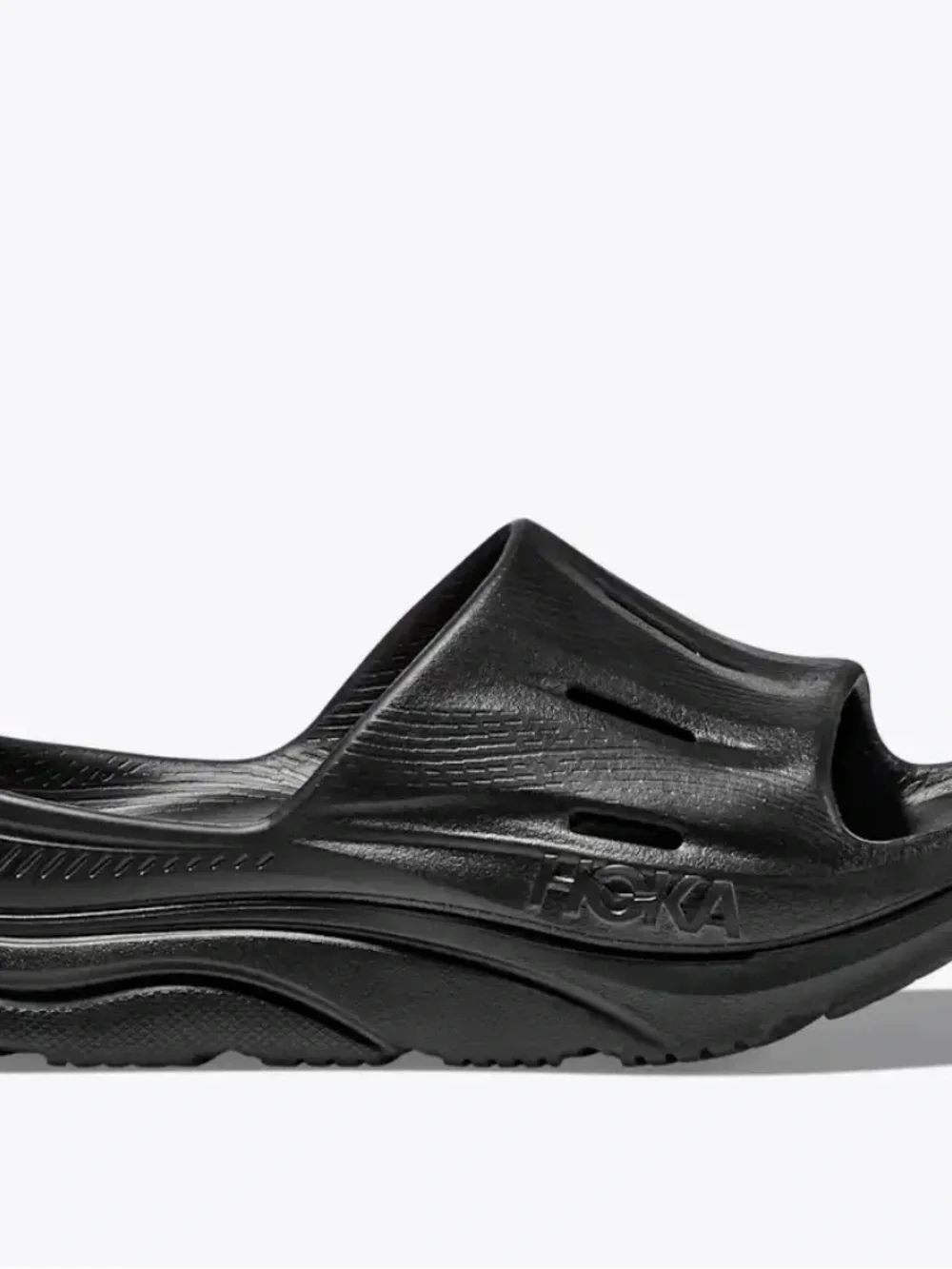 Hoka Black Slide Sandals